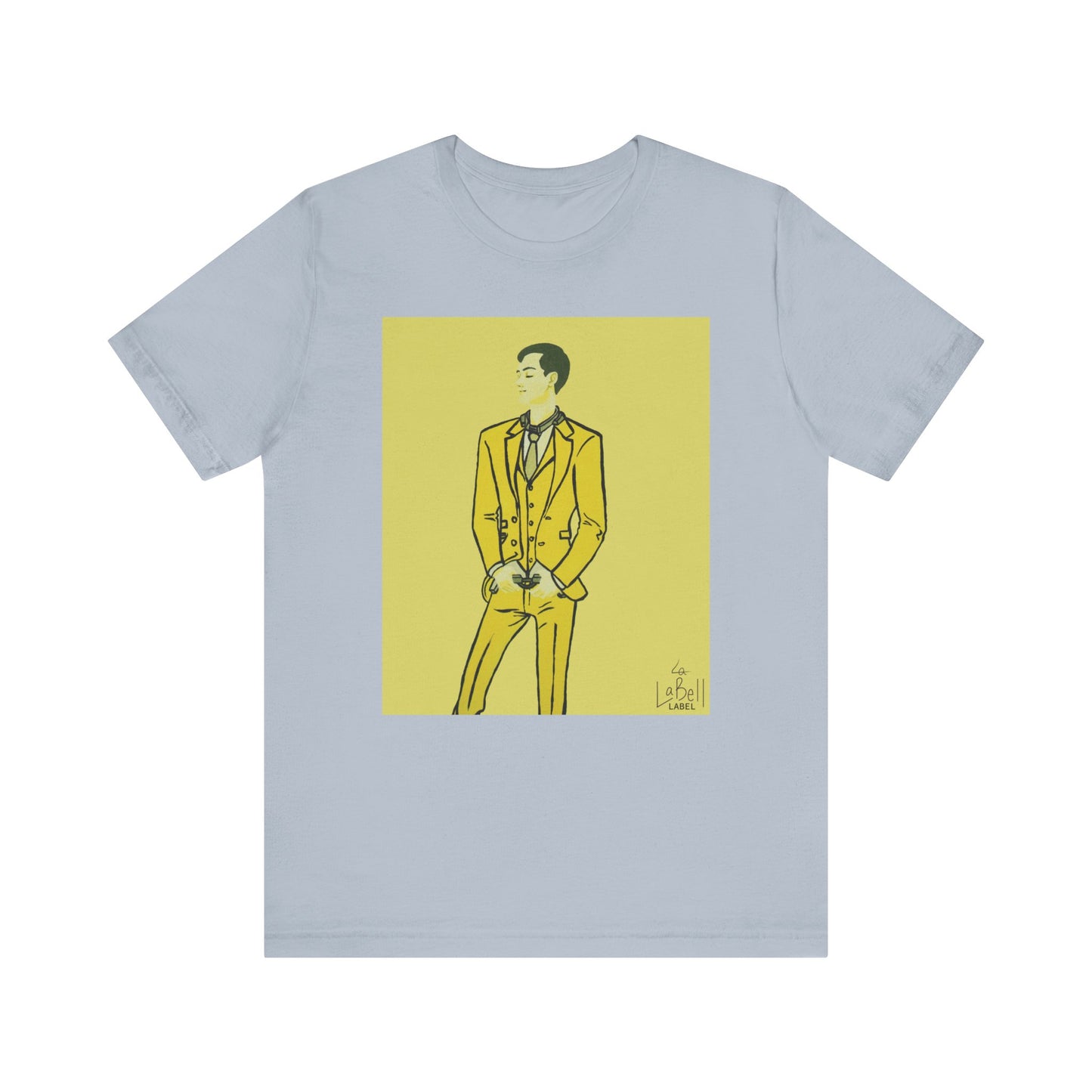 "The MODels" - C.P. Cadmium Yellow Male MODel - Unisex Jersey Short Sleeve Tee