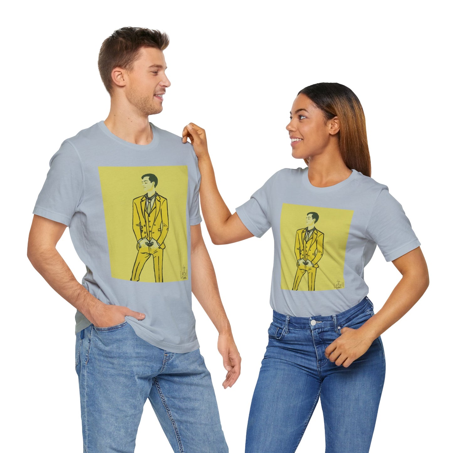 "The MODels" - C.P. Cadmium Yellow Male MODel - Unisex Jersey Short Sleeve Tee