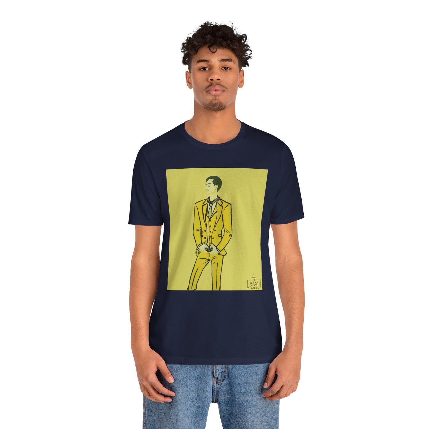 "The MODels" - C.P. Cadmium Yellow Male MODel - Unisex Jersey Short Sleeve Tee